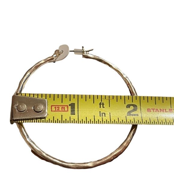 NWT Style & Co silver tone hoop earrings. - Picture 3 of 3